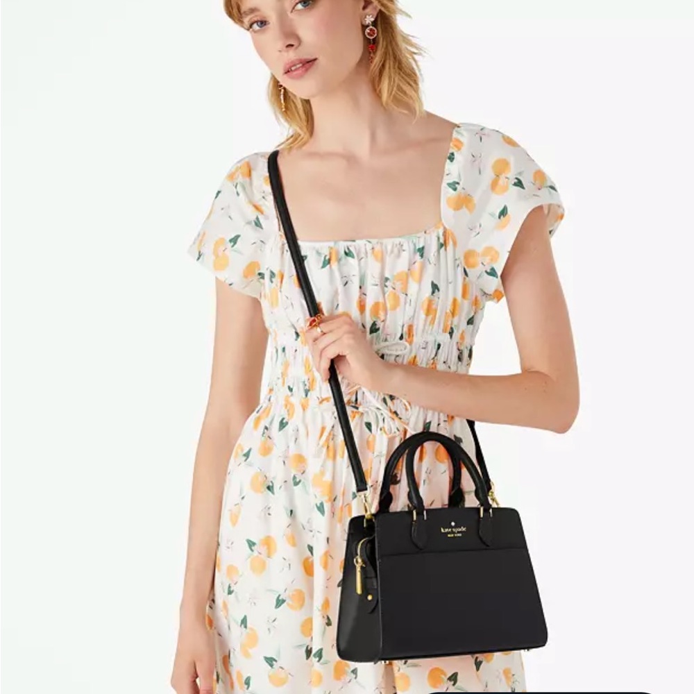KATE SPADE Madison Saffiano Leather
(NWT
Small Satchel BLACK COLOR - Picture 4 of 13